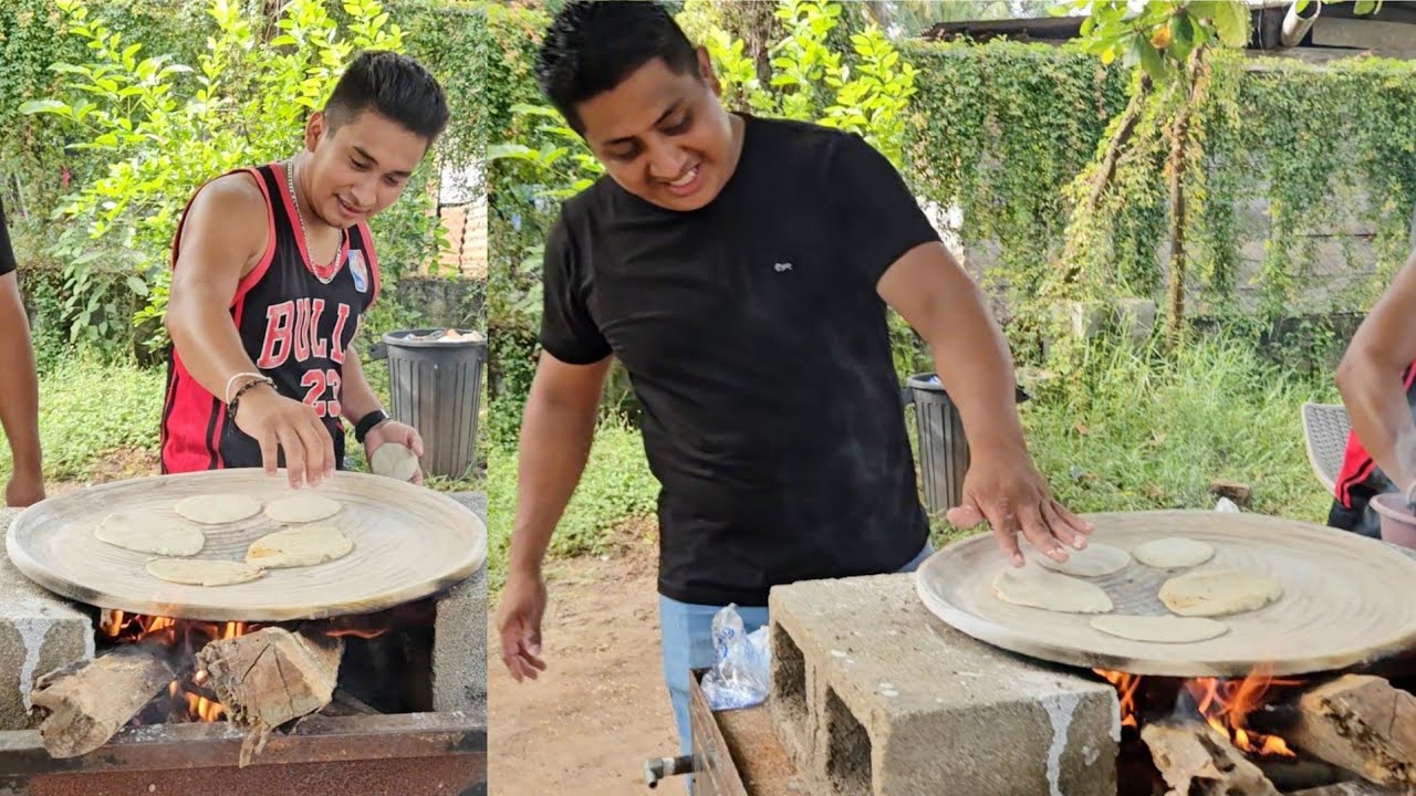🛑Mynor y guicho tuvieron que tortear, como si tortear con los pies, Mira las tortillas🤣