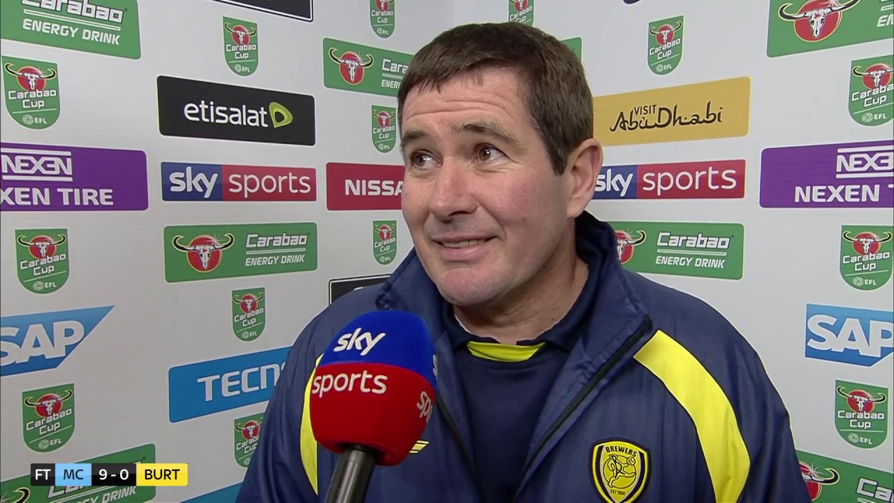 Nigel Clough reflects on Burton's 9-0 defeat to Man City | Post-Match Interview