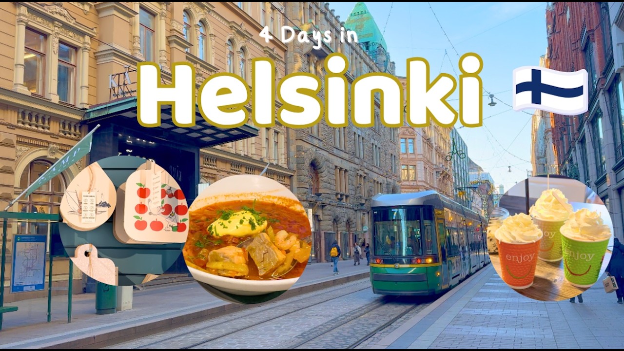 4 Days in Helsinki! Famous Salmon Soup & Cafes, Shopping, Slow Sightseeing. Finland Travel Vlog