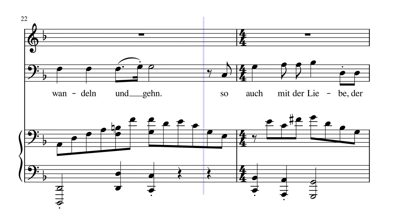 Es rauschet das wasser - Brahms by Johannes Brahms (1864)