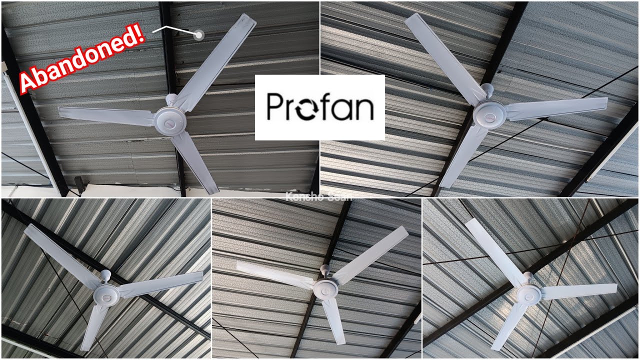 Abandoned Profan industral ceiling fans