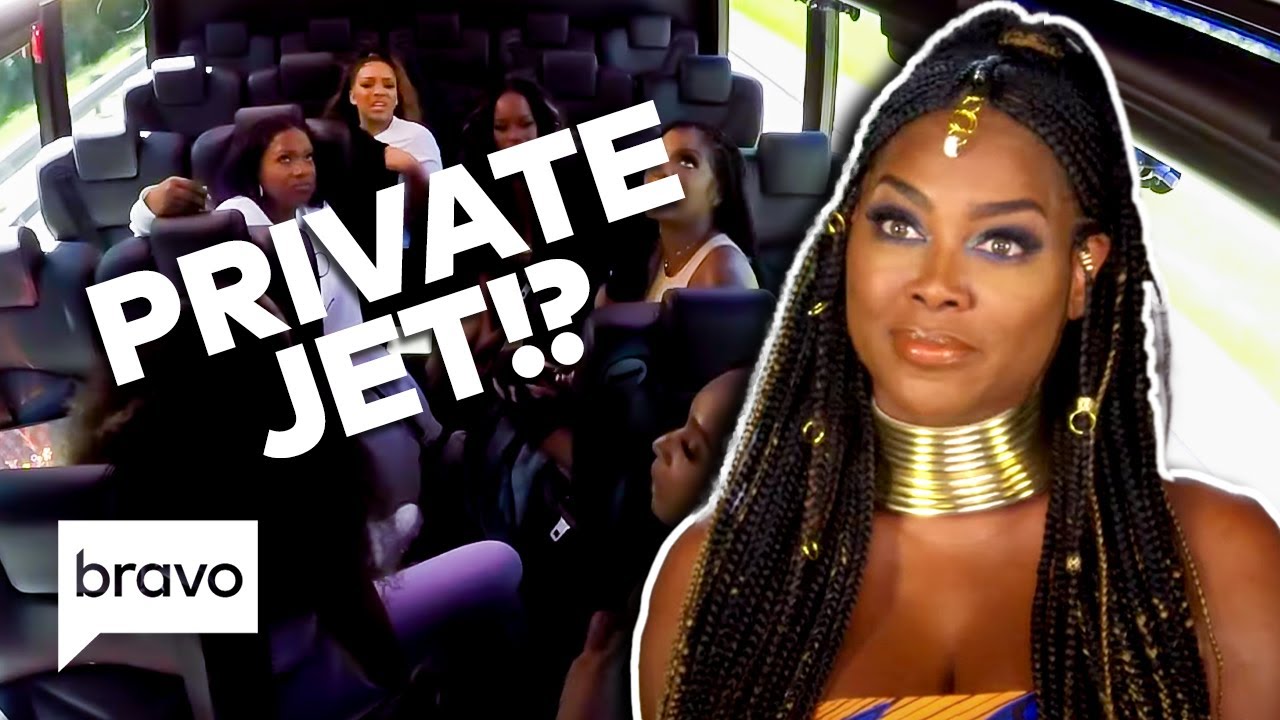 Kenya Moore Is on a Private Jet While the Others Sweat It Out on a Bus | RHOA Highlights (S13 Ep8)