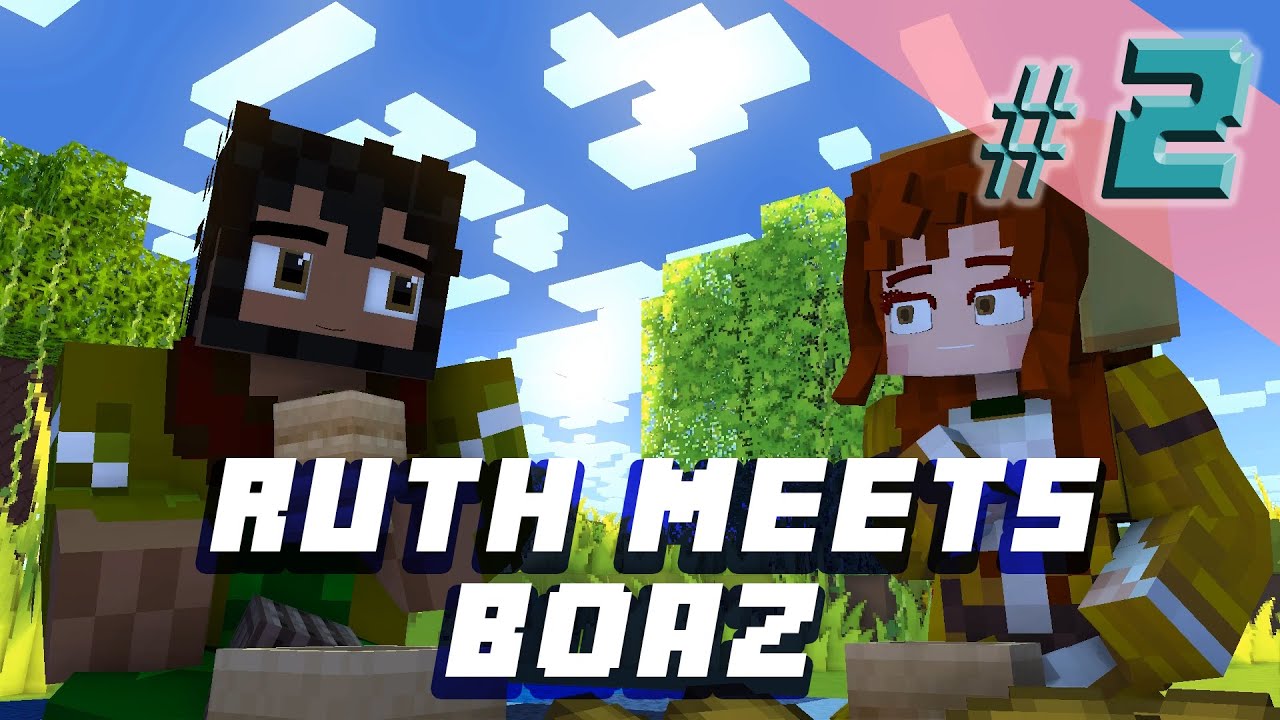 Ruth 2 - Ruth Meets Boaz ( Bible Minecraft Animation )