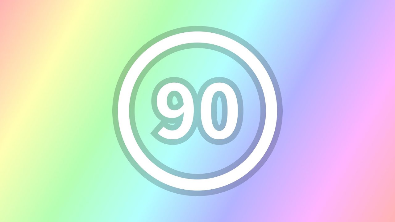 90 seconds timer ‐ Countdown Circle Gradation