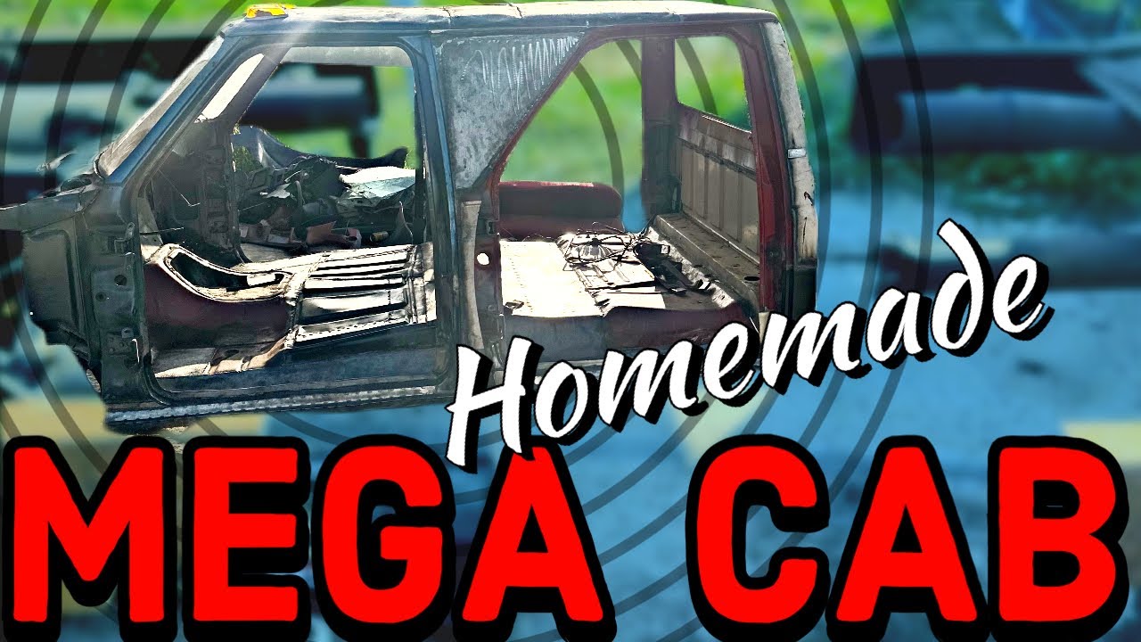CHASSIS FAB for the MEGA CAB! EP:5. Under cab painting, donor truck disassembly, frame lengthening!