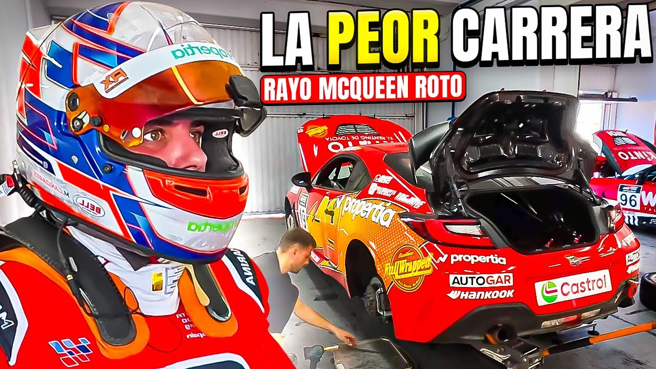 La PEOR CARRERA del RAYO MCQUEEN 🥲 | GR CUP SPAIN VALENCIA #automovilismo #motorsport #racing