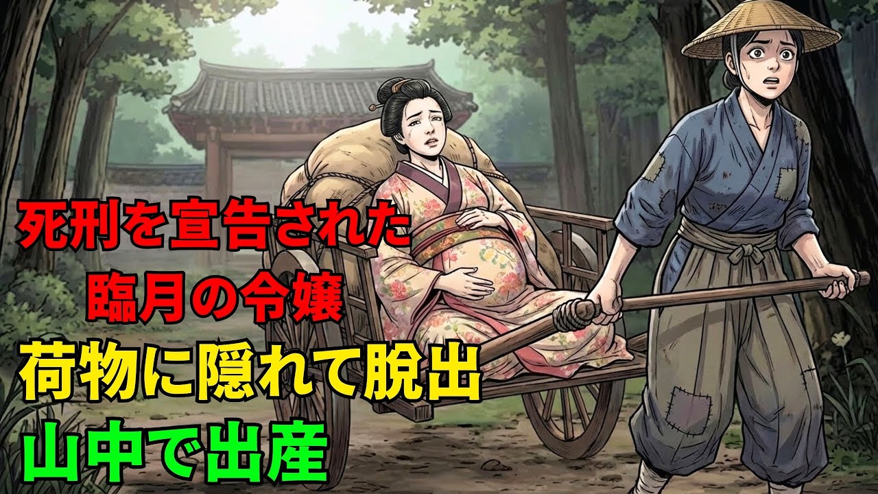 【衝撃】死刑直前の臨月お嬢様を「荷物」に隠して脱出！？山奥での極秘出産を成功させた下女の知恵がヤバすぎる| 野談 | 伝説 | 昔話 | 説話 | 民話