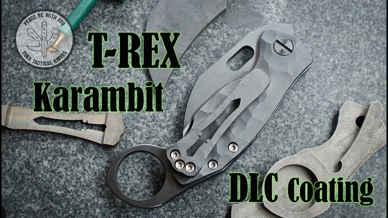 Knife making : T-Rex Folding karambit.