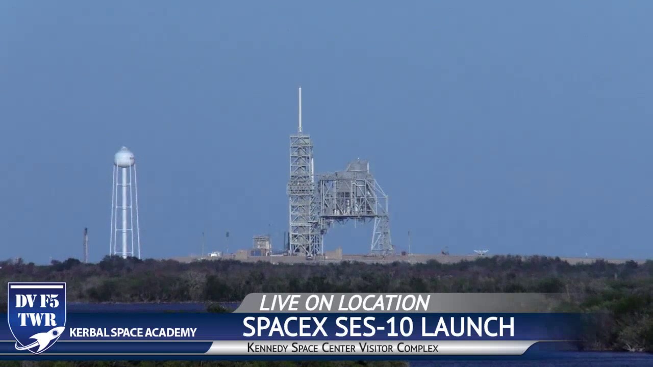 SpaceX SES-10 Rogue Webcast from Kennedy Space Center Visitor Complex Saturn V Center