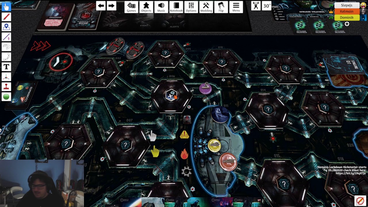 Nemesis Board Game se Slepejsem a Jimbem + pravidla