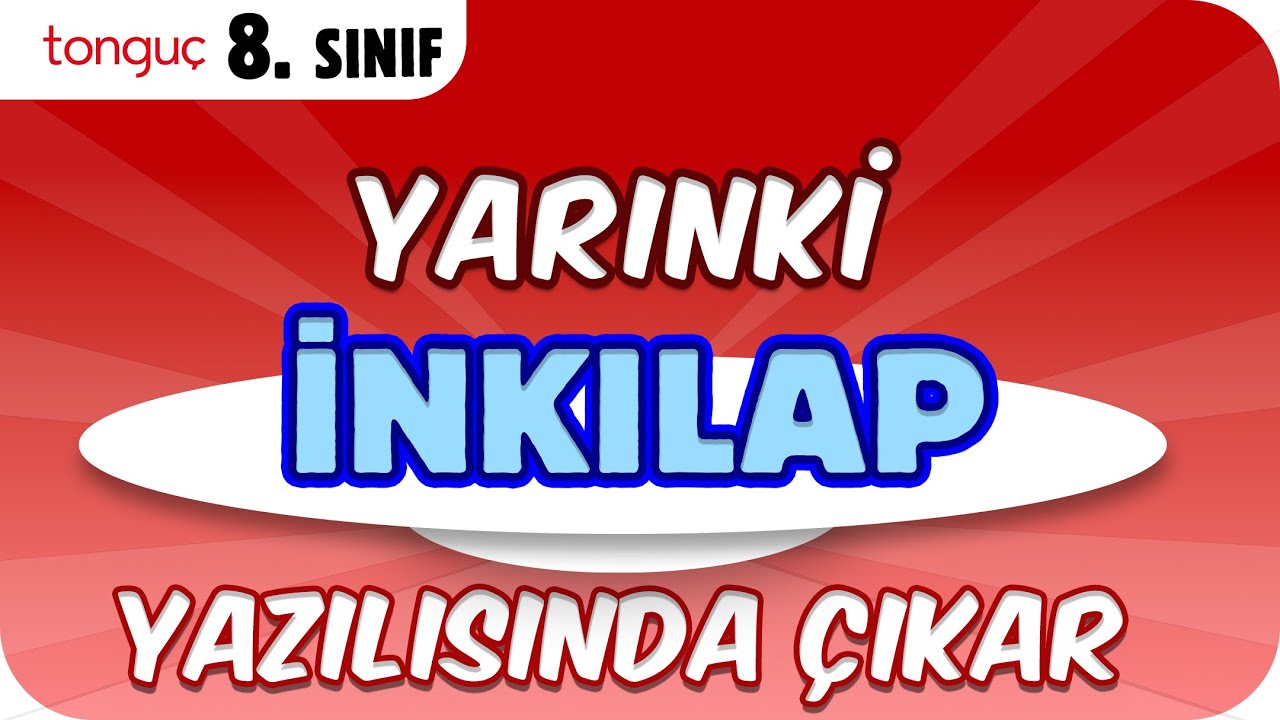 YARINKİ İNKILAP YAZILISINDA ÇIKAR❗ ✍🏻 8.Sınıf 1.Dönem 2.Yazılı #2026