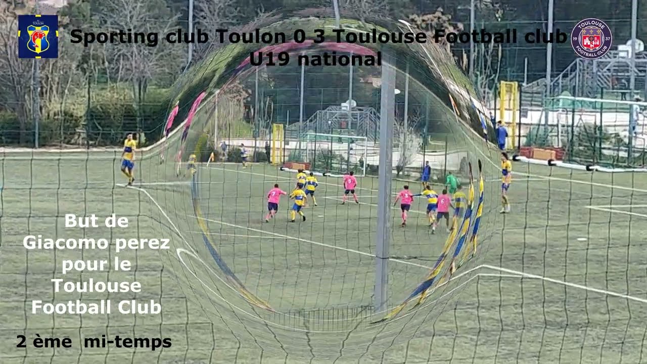 U19 Nationaux  Fédération Française de Football, Sporting Club toulon 0 Toulouse Football Club 4