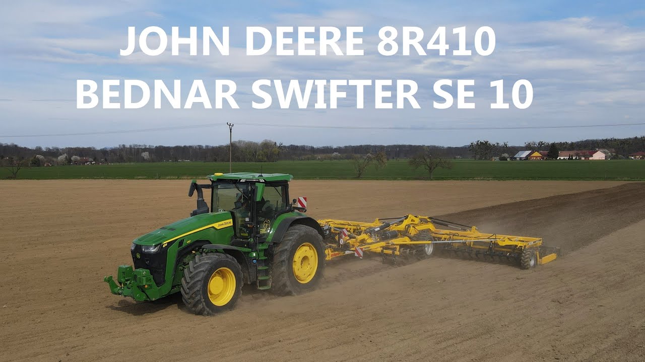 John Deere 8r410 & Nový Bednar Swifter SE 10000