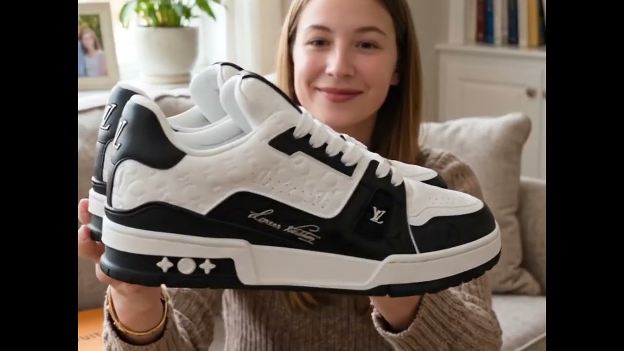Luxury White Black Sneakers 🔥 Premium Designer Style | Streetwear Must-Have 2026