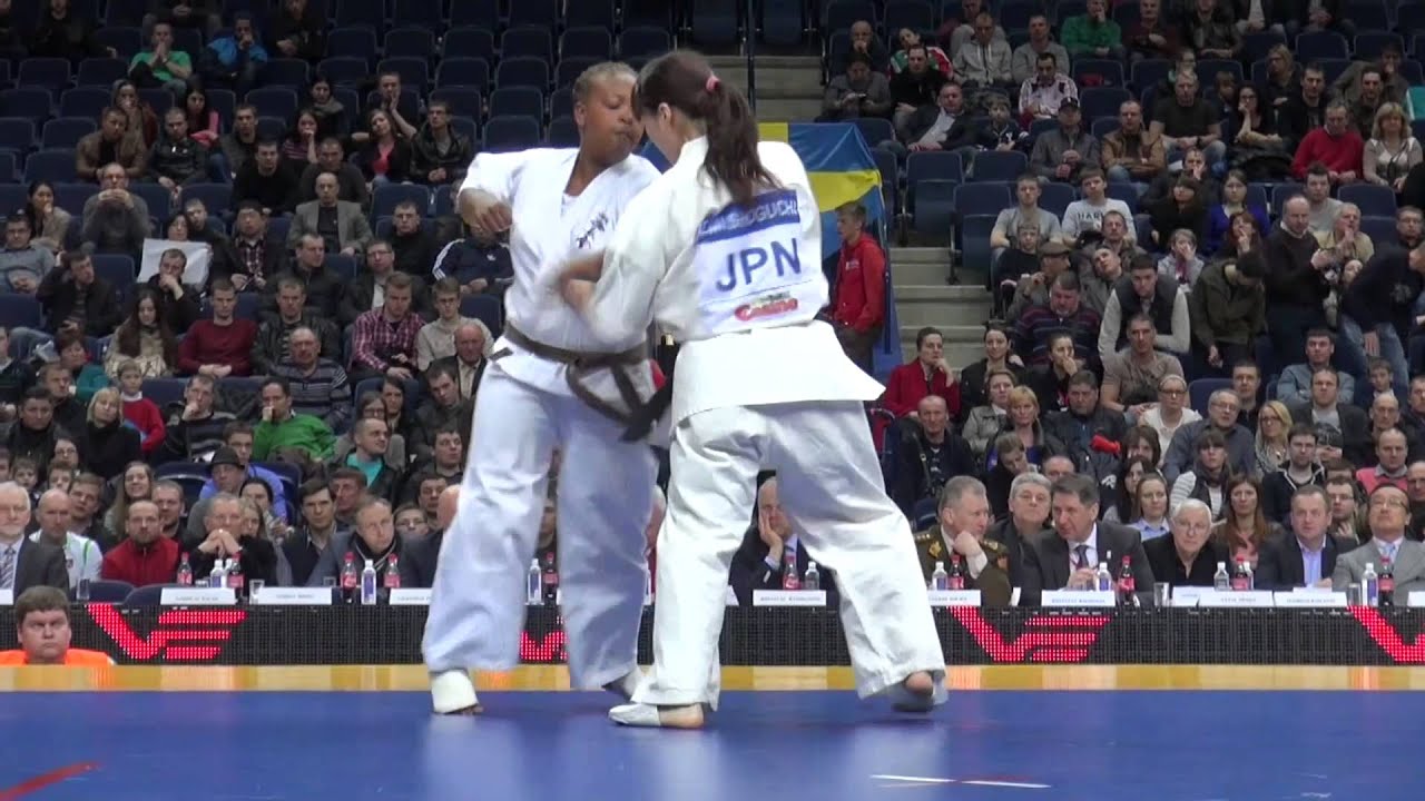 【新極真会】The 5th Karate World Cup WOMEN HEAVY WEIGHT 1ST ROUND 7 Mbonambi vs. Shoguchi