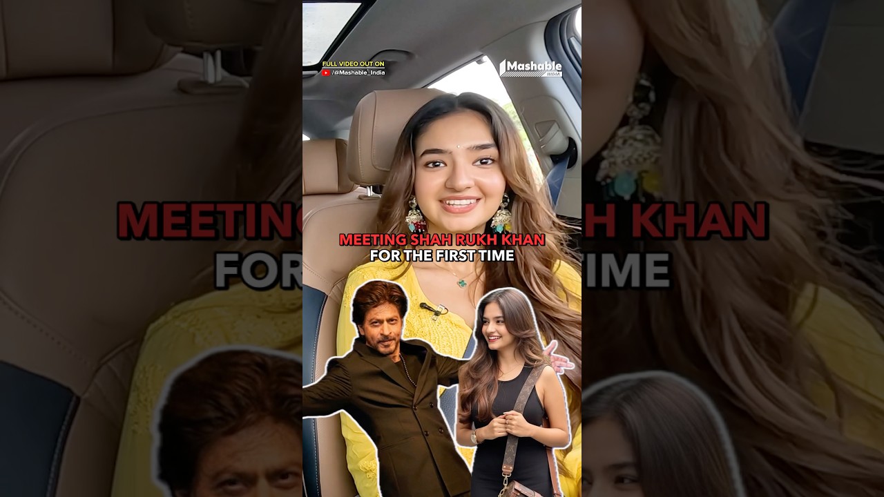 Anushka Sen's First Time Meeting Shah Rukh Khan😍🤩| Mashable India