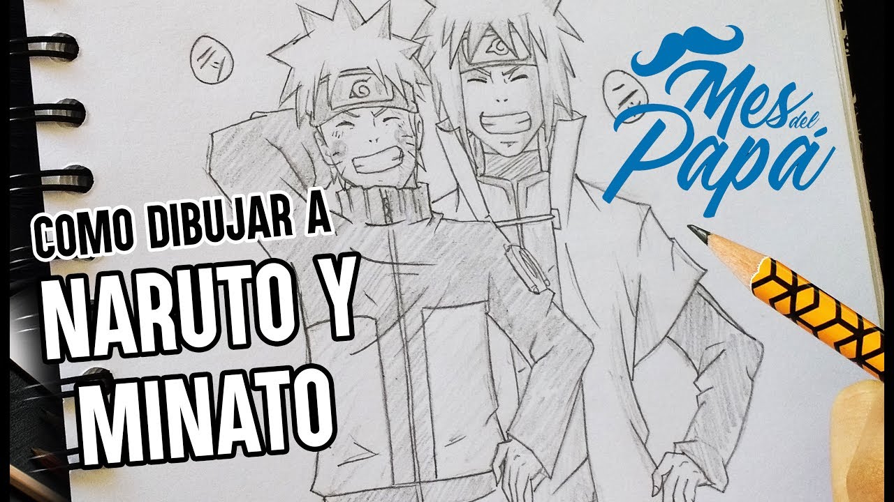 Cómo dibujar a Naruto y Minato paso a paso // How to draw Naruto y Minato // Naruto // BillyArt