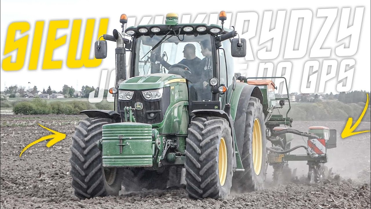 ☆ Johndeere na Nawigacji?! ☆ Siew QQ ☆ GR & UR.HADAM ☆ JOHNDEERE 6140R & AMAZONE PRECEA 4500-2CC ☆