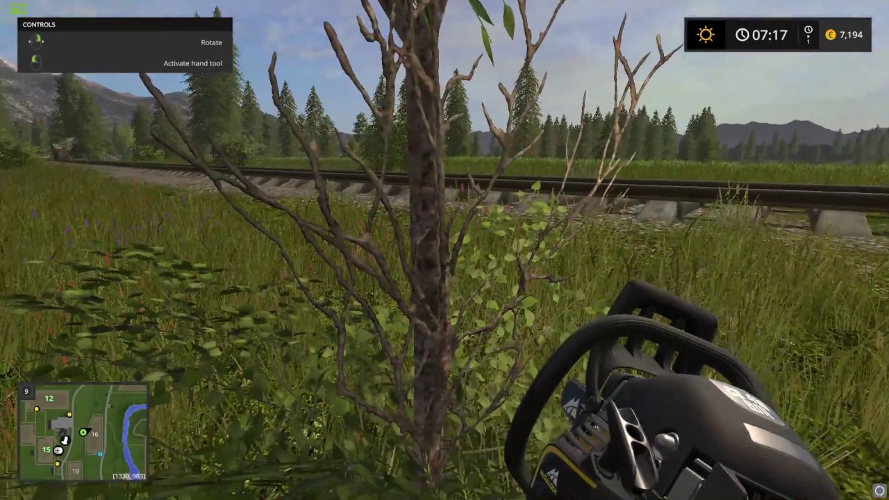 Farming Simulator 17 chainsaw showcase