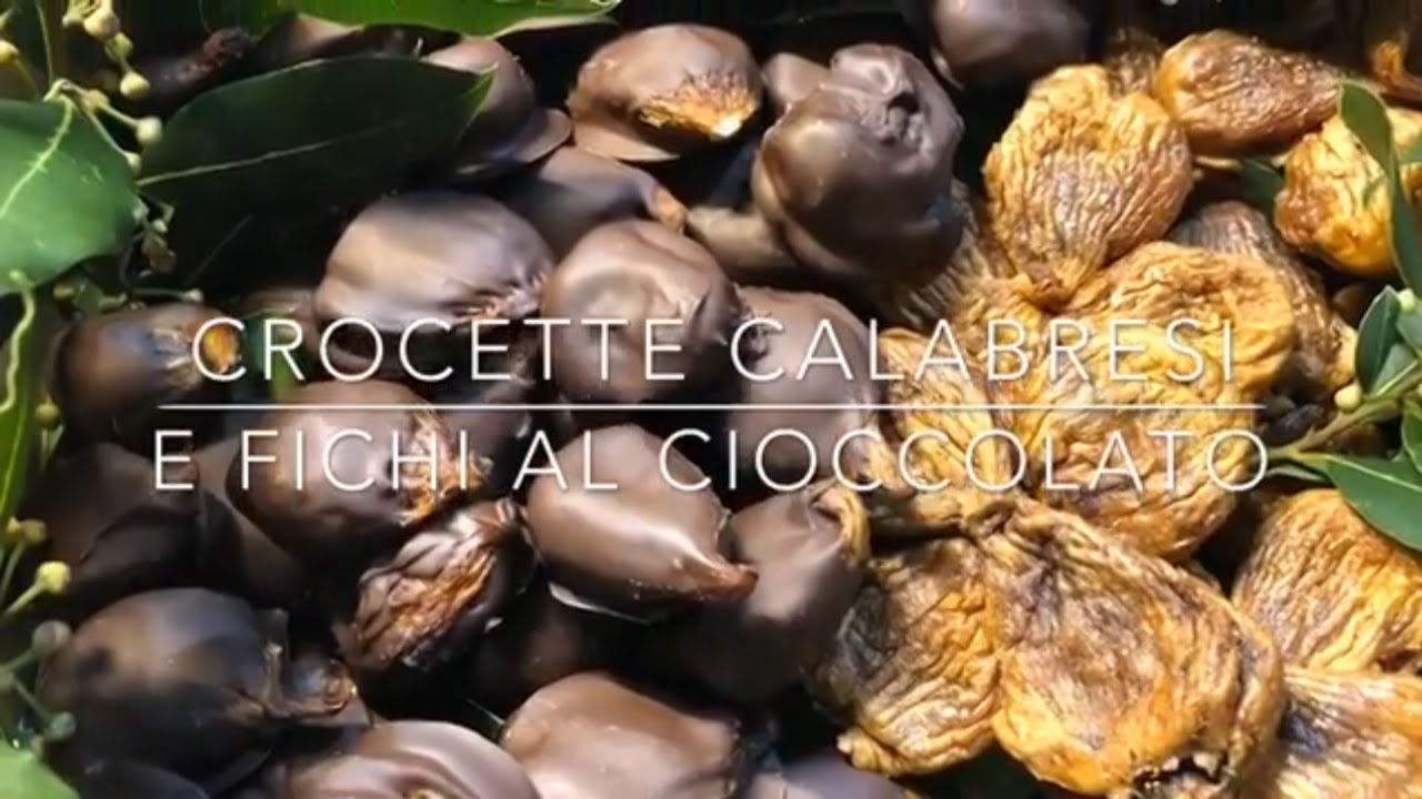 CROCETTE CALABRESI E FICHI AL CIOCCOLATO/ FIGS WITH CHOCOLATE CALABRIAN TRADITION