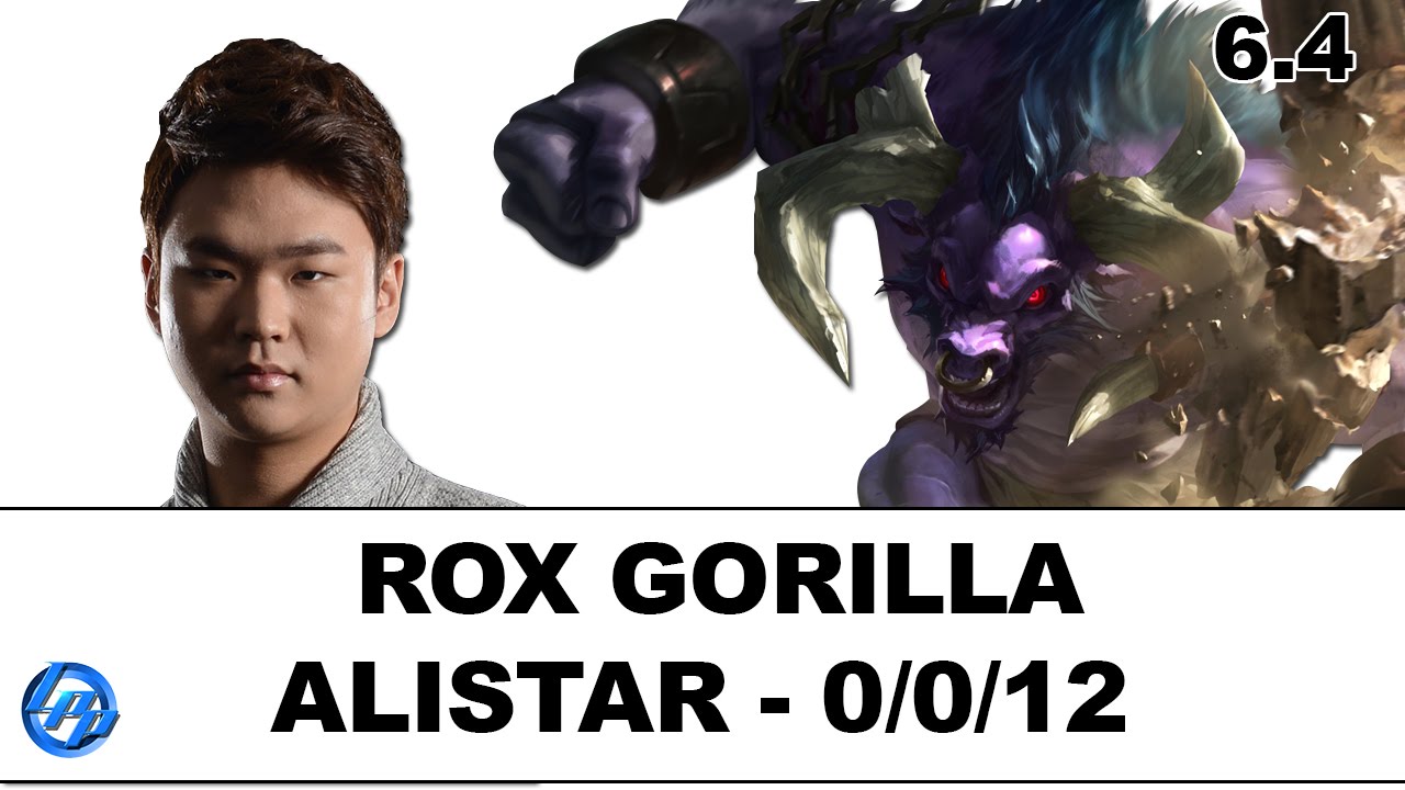 ROX Gorilla - Alistar Support - Kr Ranked