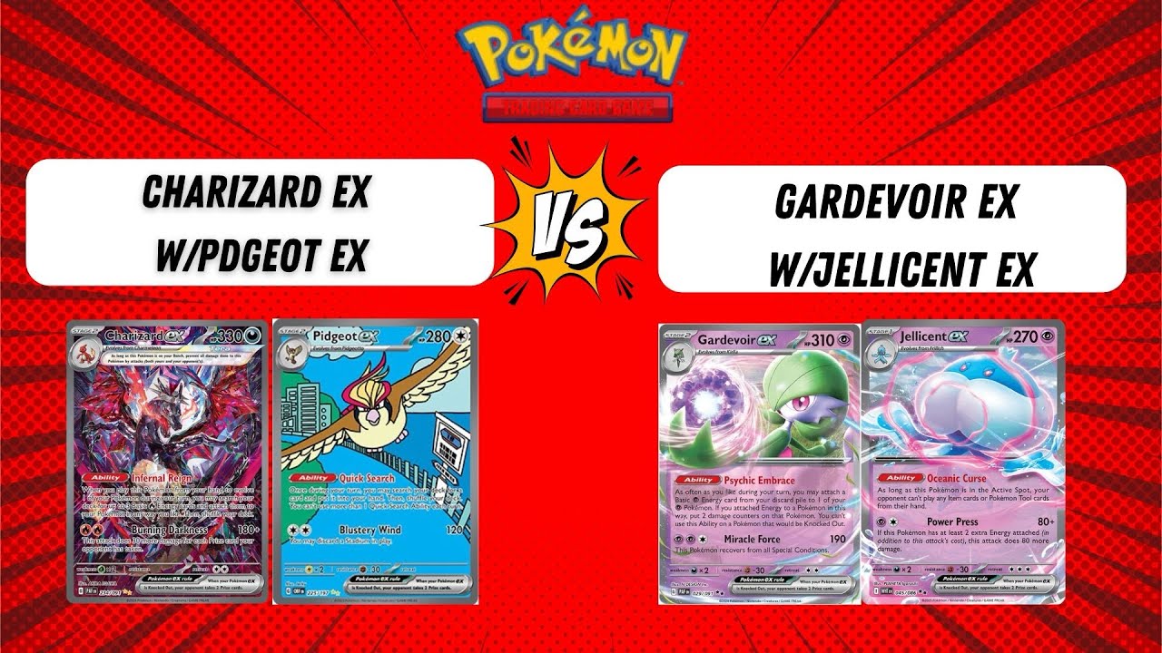 Pokémon TCG | Casual League Play | Charizard EX vs Gardevoir EX  🤘🔥