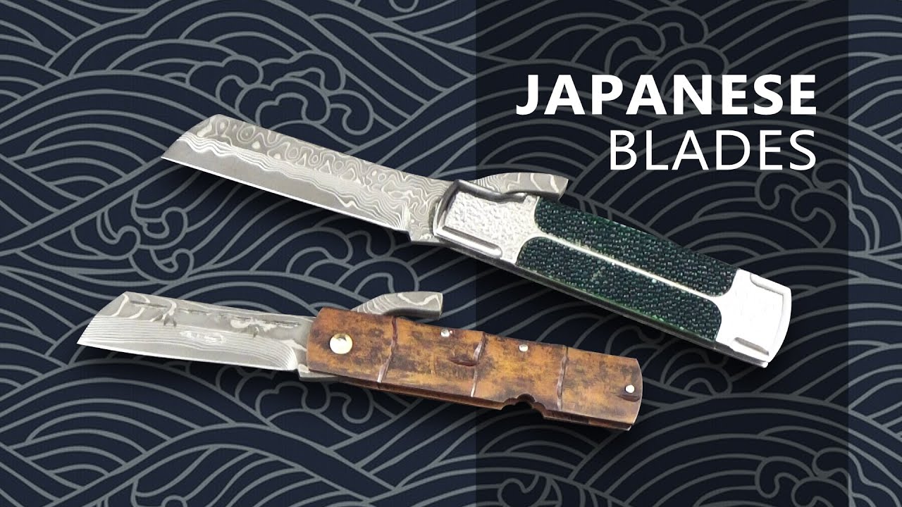 Traditional Japanese Higonokami Knives Revisited by Koji Hara | Forged Damascus Blades
