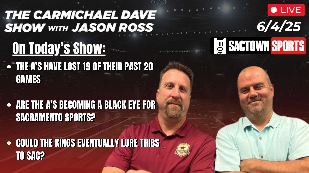 The A's continue to spiral in Sacramento | The Carmichael Dave Show with Jason Ross