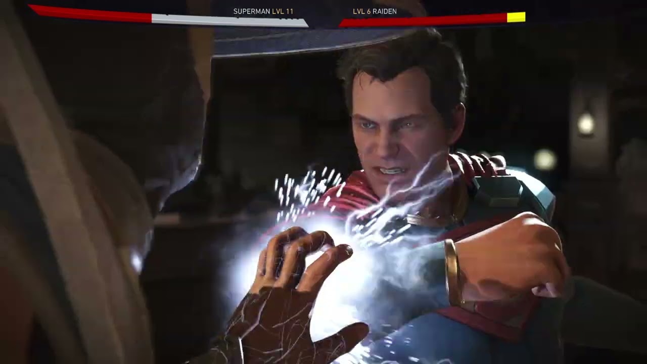 Injustice 2 Superman vs Raiden
