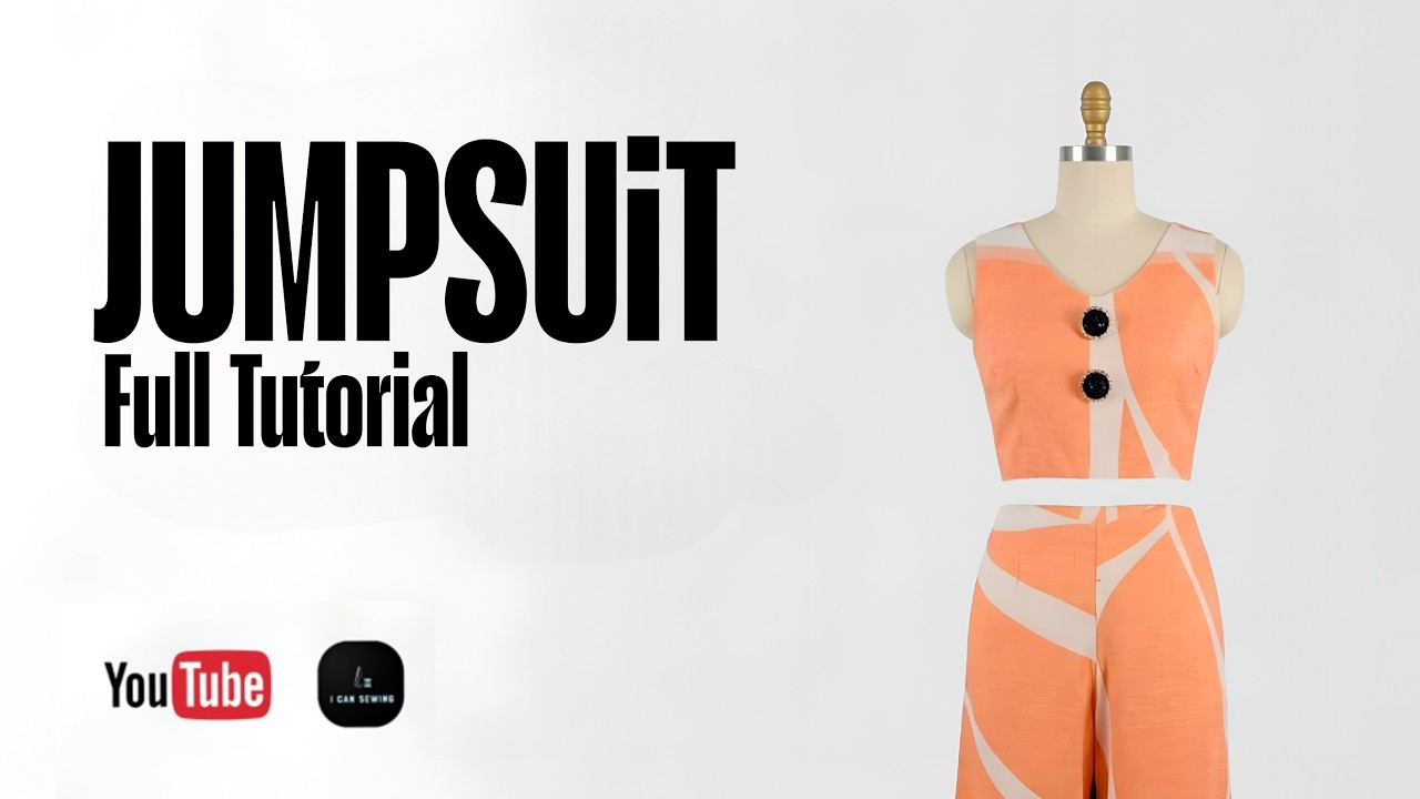 Easy Jumpsuit Tutorial | Cut and Sew Your Own Clothes | ICanSewing