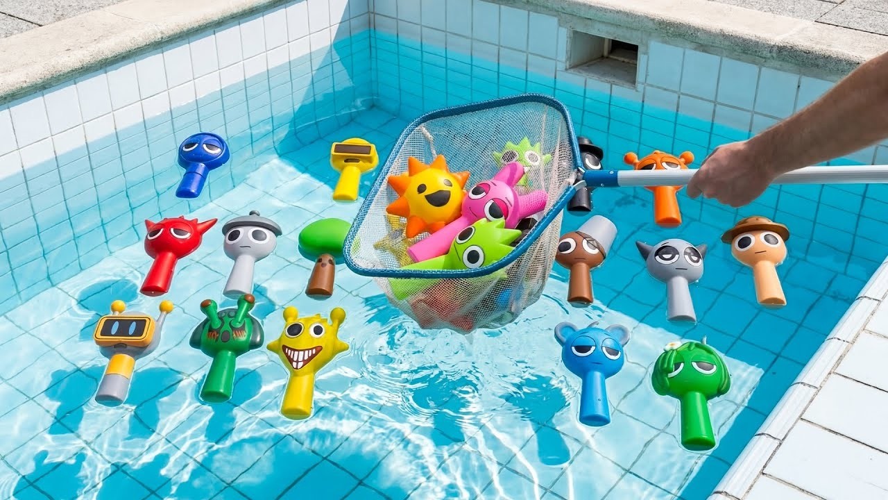 I searched for Sprunki all over the pool! And made a surprising discovery?