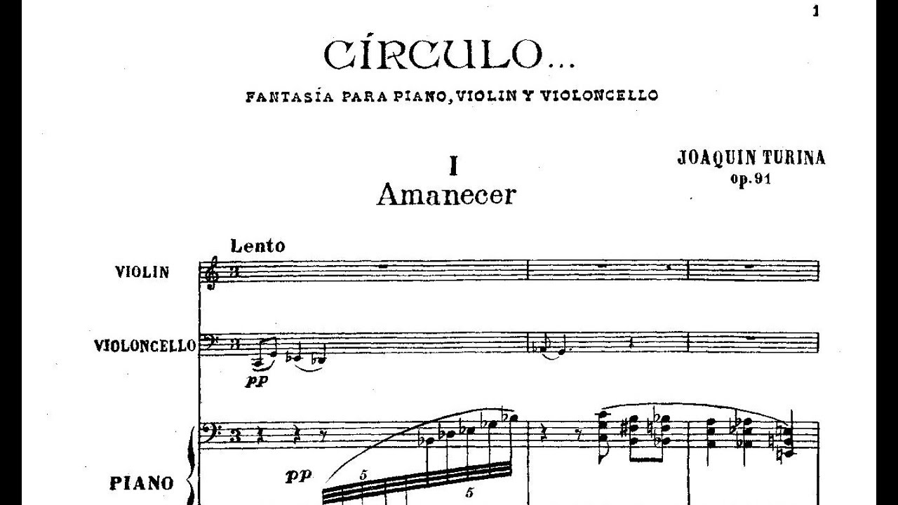 Joaquín Turina: Círculo Op. 91 (1936)