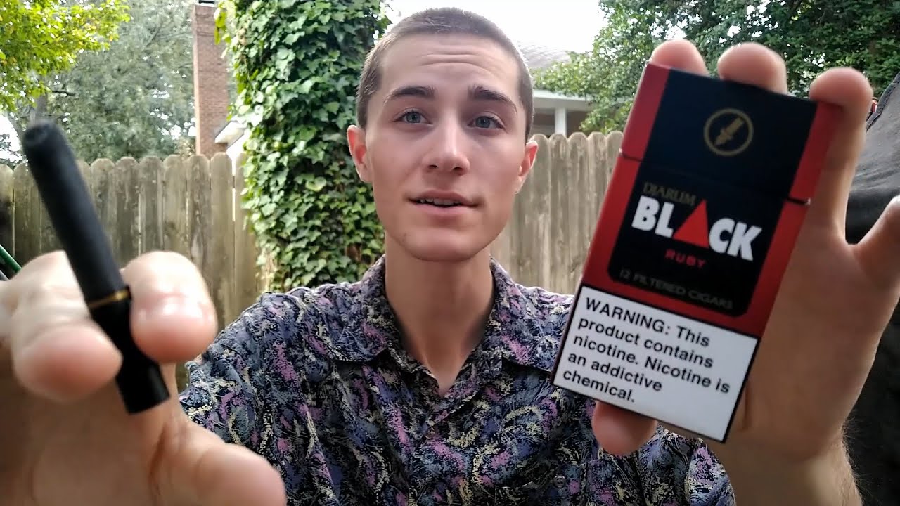 Smoking a Djarum Black Ruby Cigarette - Review
