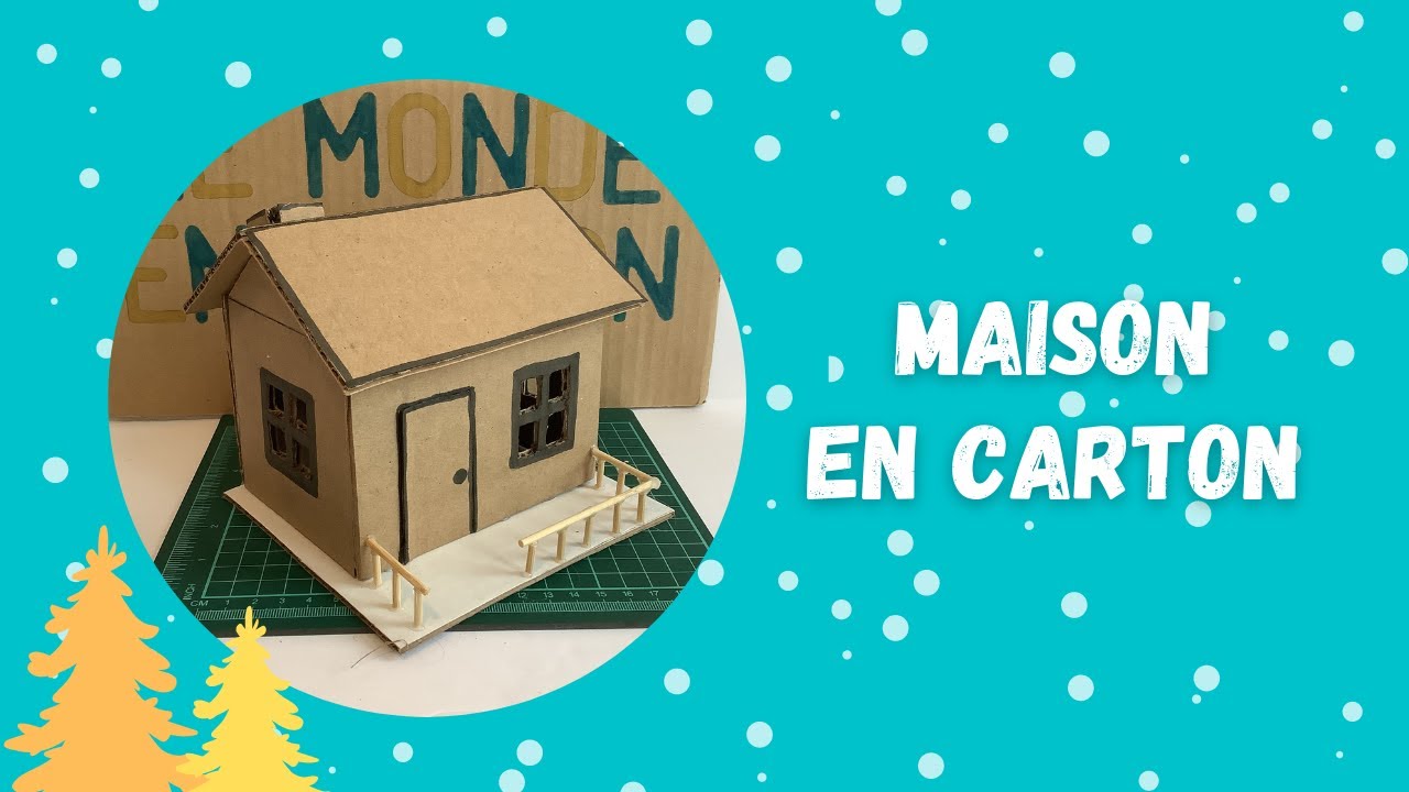 Fabriquer une petite maison en carton 🏠!
