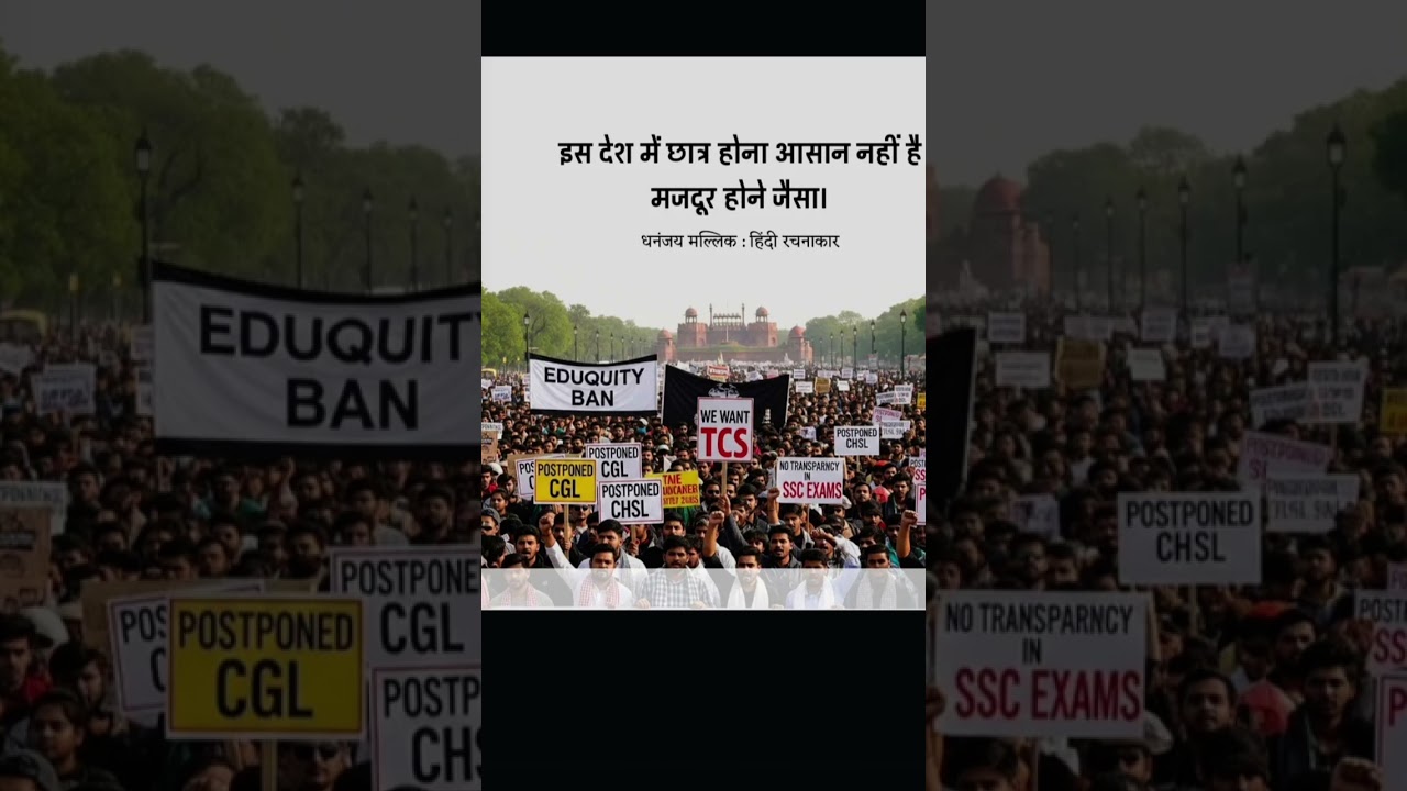 ssc protest 25august #sscprotest #25august #delhi #ramleelamaidan #ssc #ssccgl #trending #tyshorts