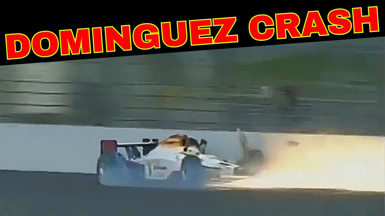 Mario Dominguez Crashes Trying to Make the Field (2008 Indianapolis 500 Bump Day)