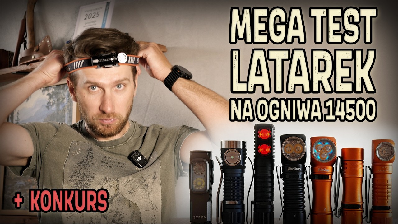 Najlepsze latarki na baterie AA i ogniwa 14500 - pomiary i m&oacute;j ranking