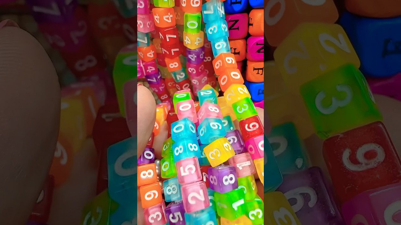 Number beads 🤩 #shortvideo #diy #number #beadsjewellery