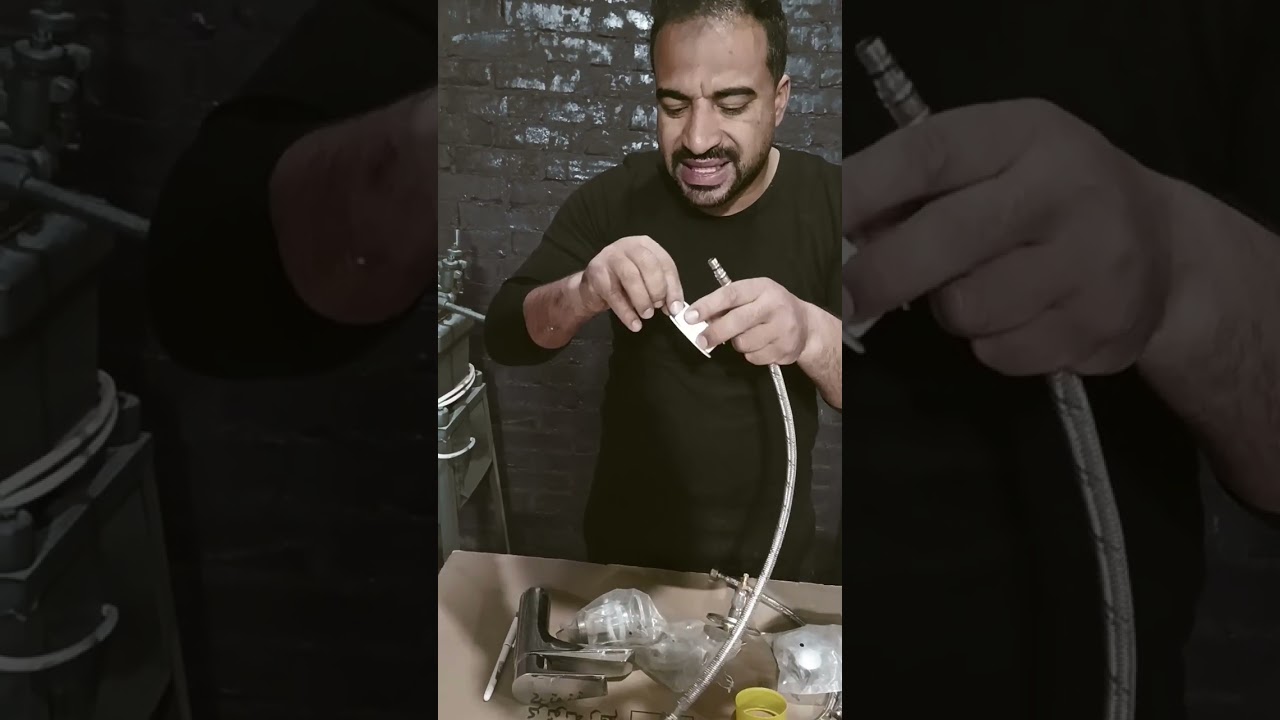 حل تسريب المياة من وصله خلاط المغسله سخن وبارد،حل ضعف المياة في الصنيور المياة
