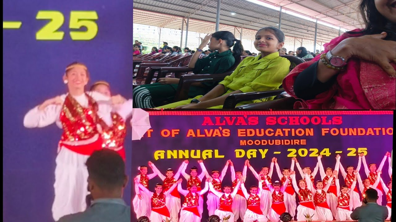 Alva's Highschool Annual Day Moodbidry 2025 ll #alvas #school #cultural #food #entertainment