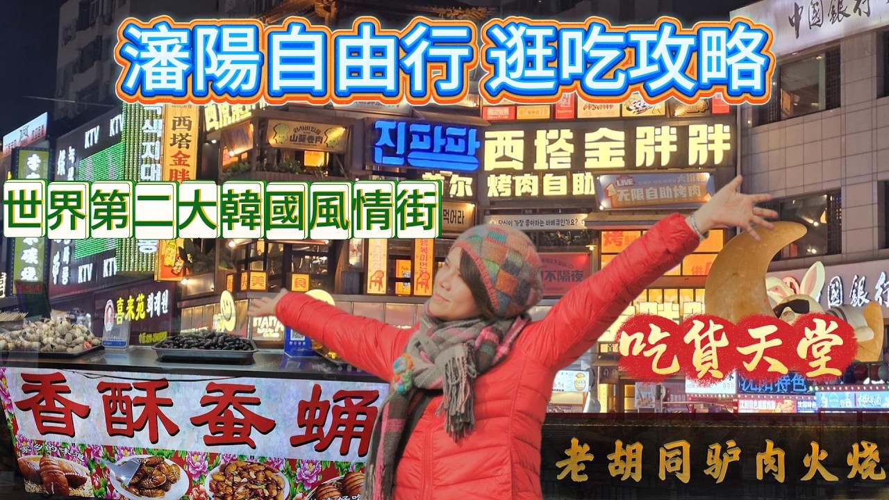 瀋陽逛吃攻略 必逛西塔韓國美食街 必吃美味的炭烤鰻魚 炒蠶蛹 感受酥脆的爆裂感