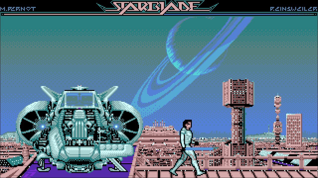 Starblade Longplay - Atari ST + DEATH Scene (Silmarils)