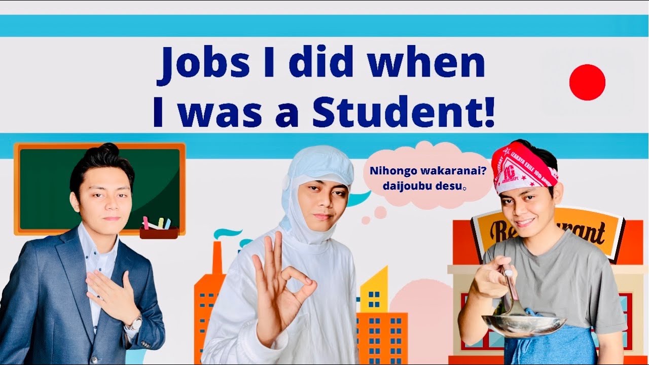 Jobs for Zero Japanese level. Foreign students most common jobs.