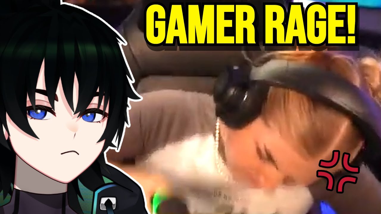 Реакция Vtuber на моменты безумной ярости геймеров