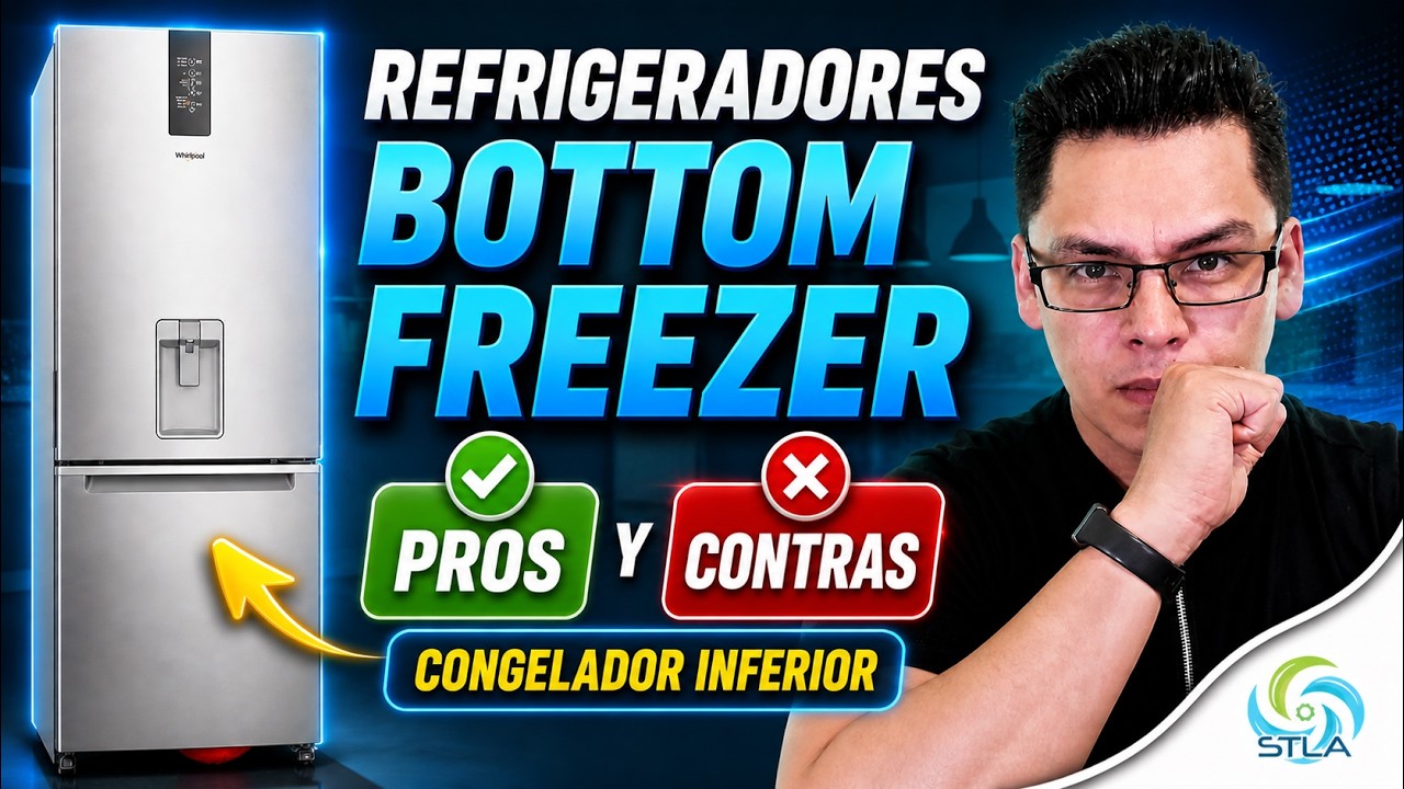 Refrigerador con congelador abajo &iquest;vale la pena? (Pros y contras)