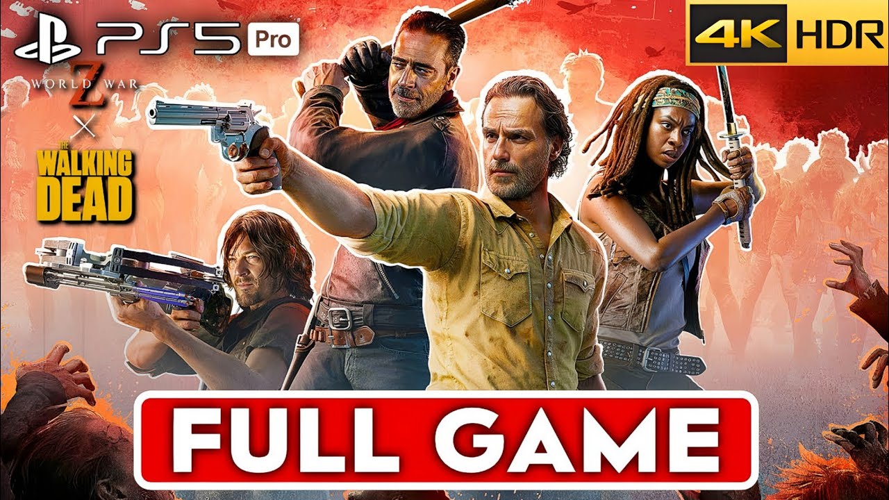 World War Z The Walking Dead DLC Gameplay Walkthrough FULL GAME [4K 60FPS HDR]