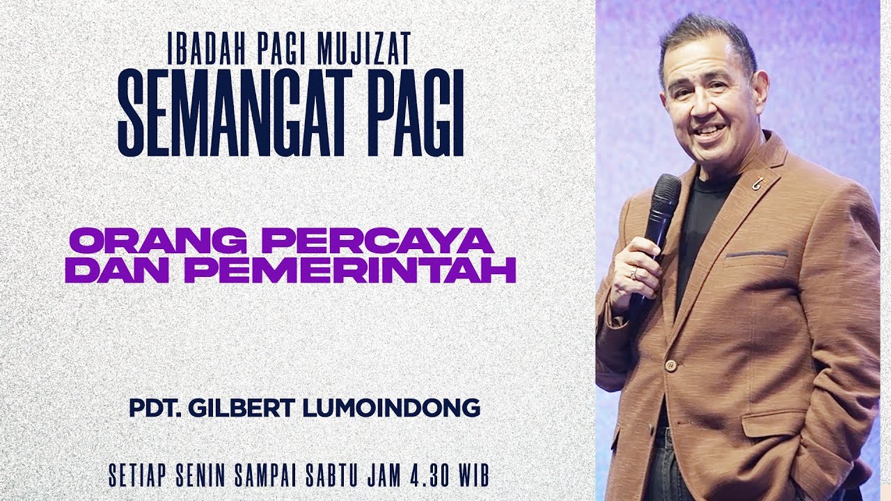 Semangat Pagi | Orang Percaya Dan Pemerintah | Sabtu, 21 Februari 2026