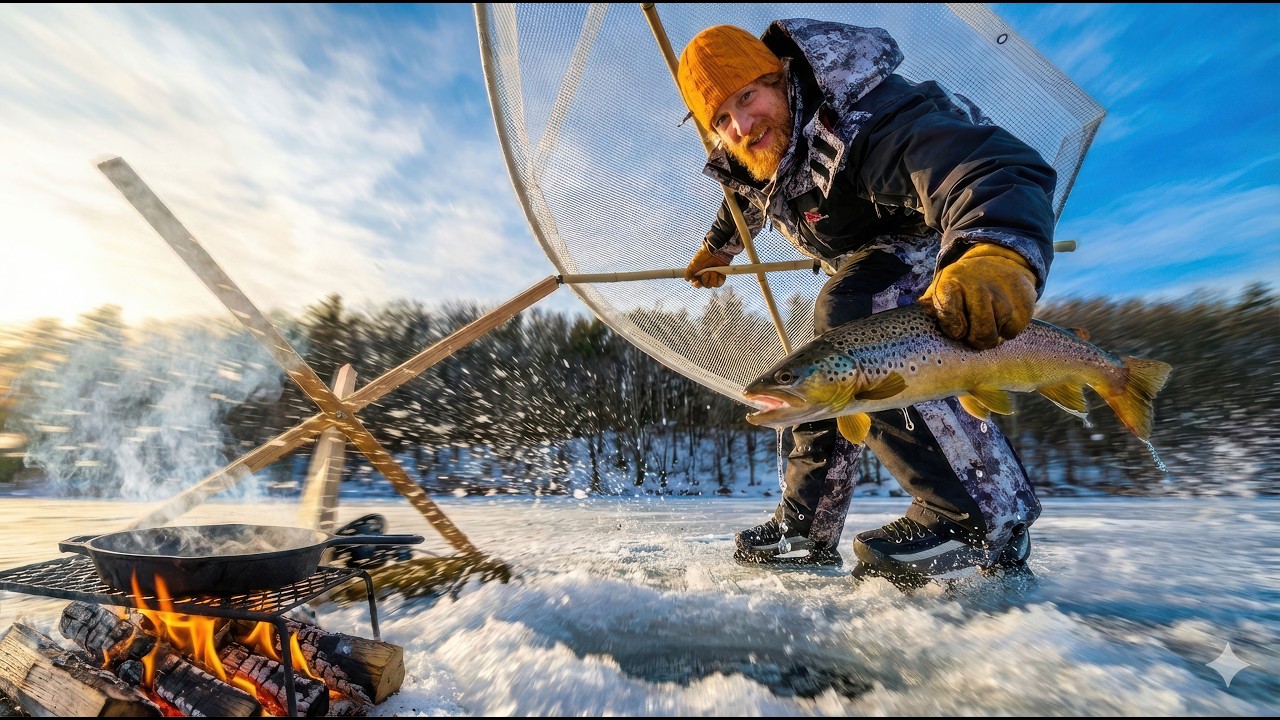 Ice Fishing Kite Catch & Cook