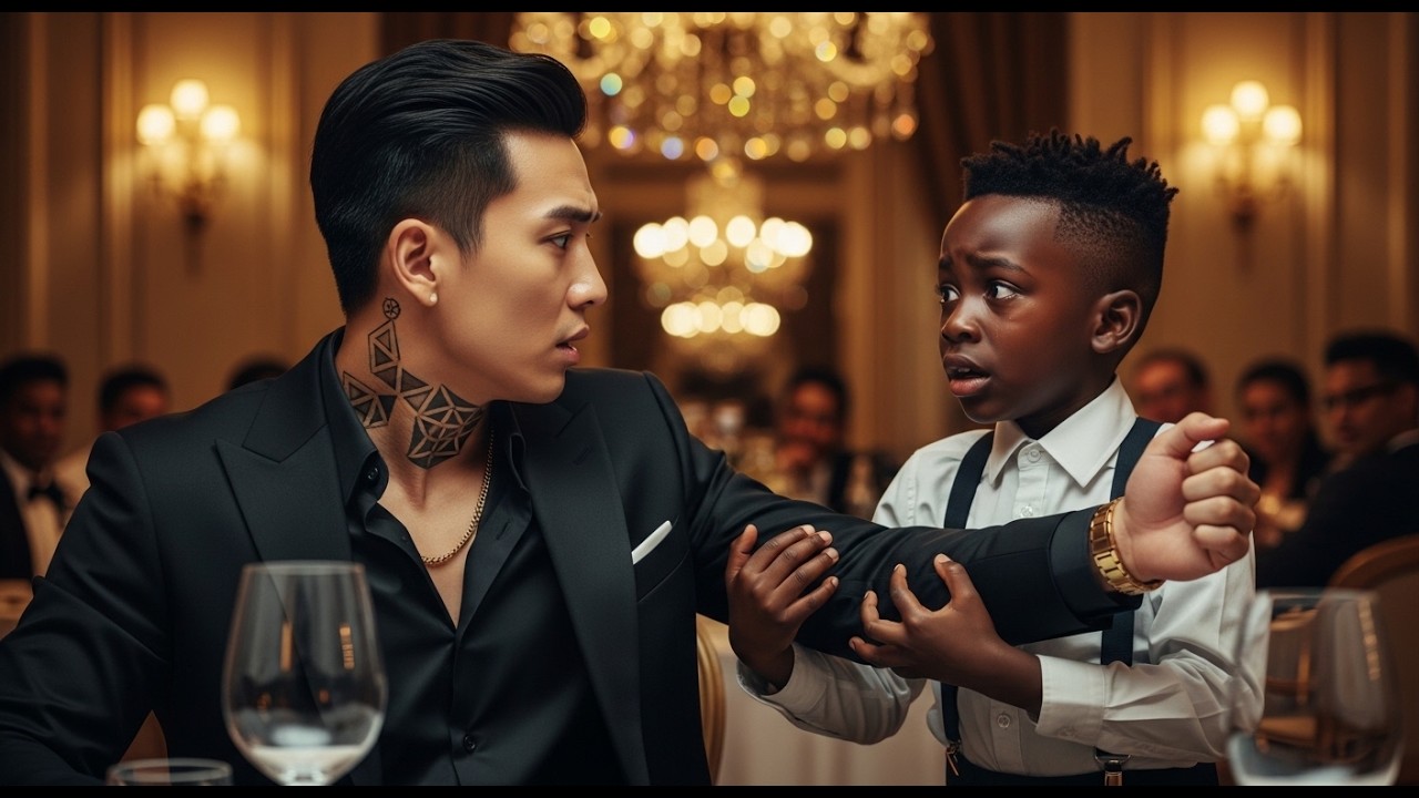 Little Boy Grabbed the Korean Mafia Boss, Crying—“They’re Beating My Mom” His Reaction Changed