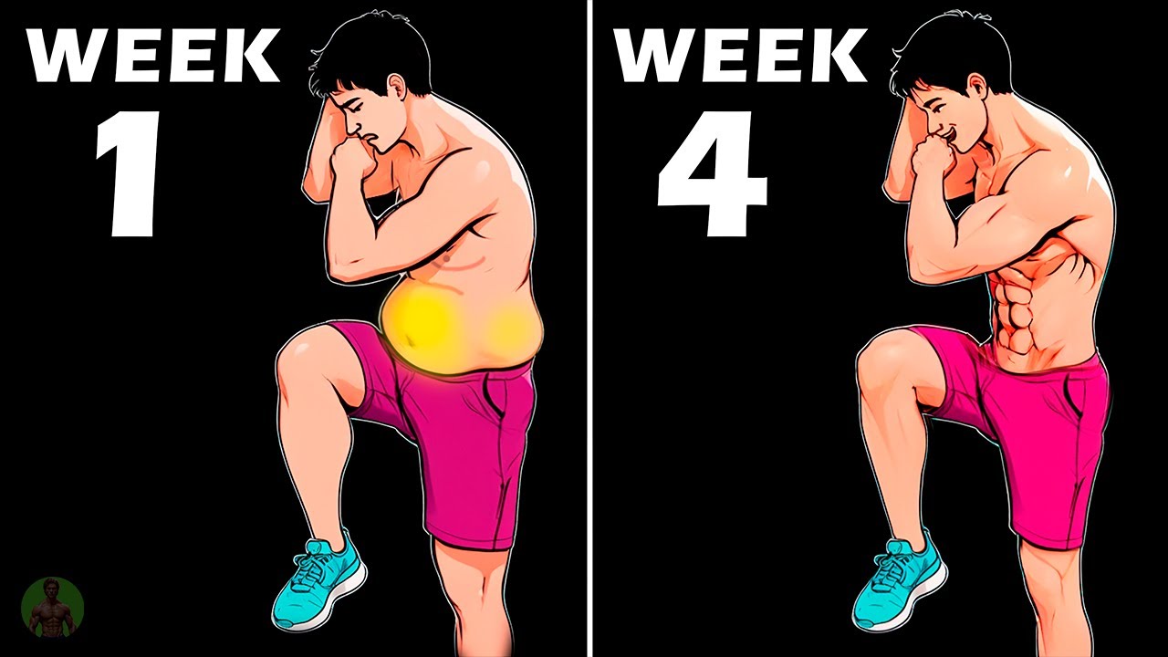 NO JUMPING!! STANDING Only Six Pack Abs Workout To Lose Belly Fat At Home for Man